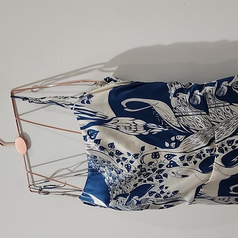 Reformation Encino Avian Silk Dress - Picture 2 of 12